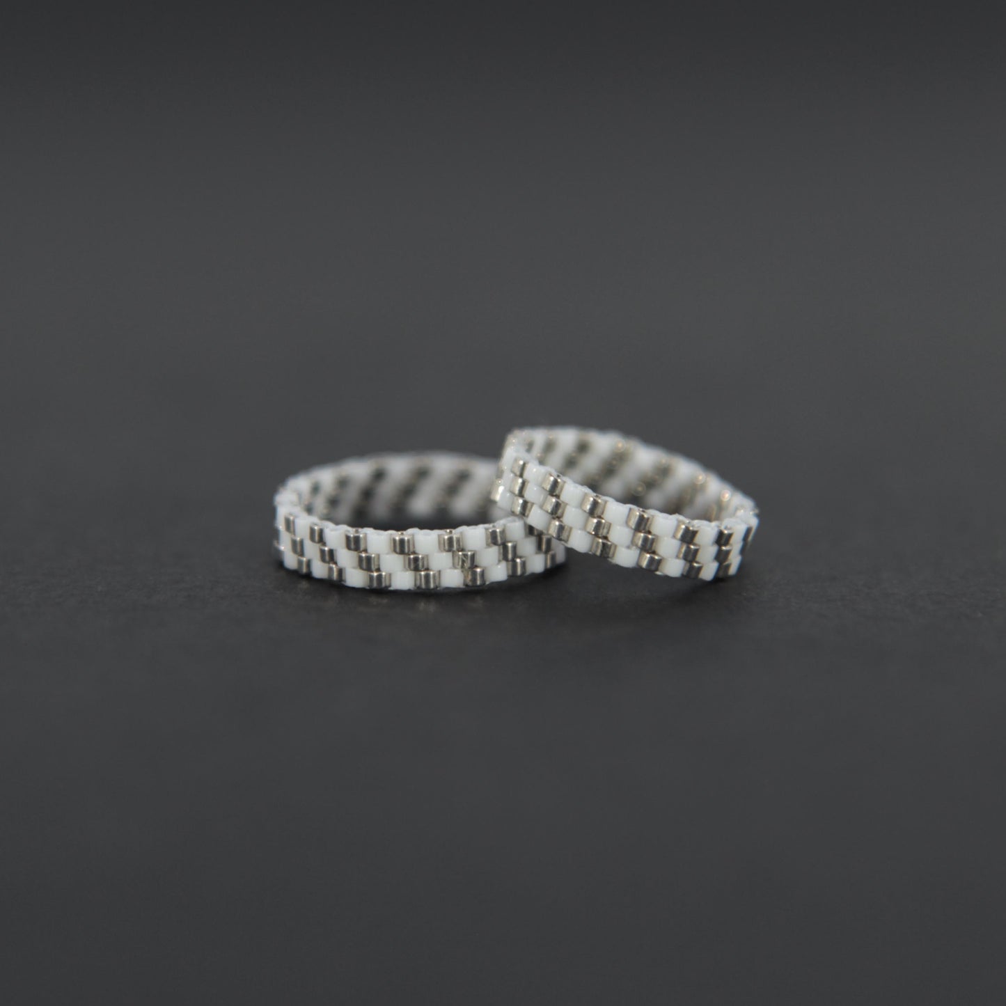 Galvanised Pewter Black/White 3 Row