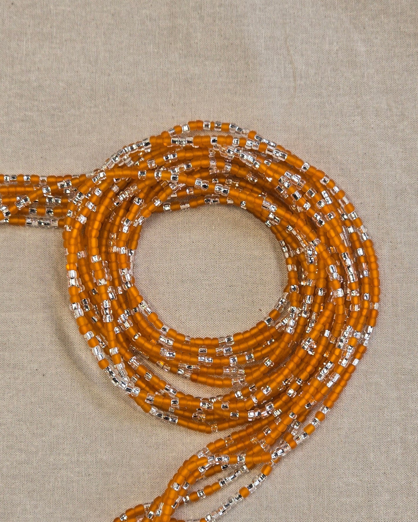 Silver Frost Waistbeads