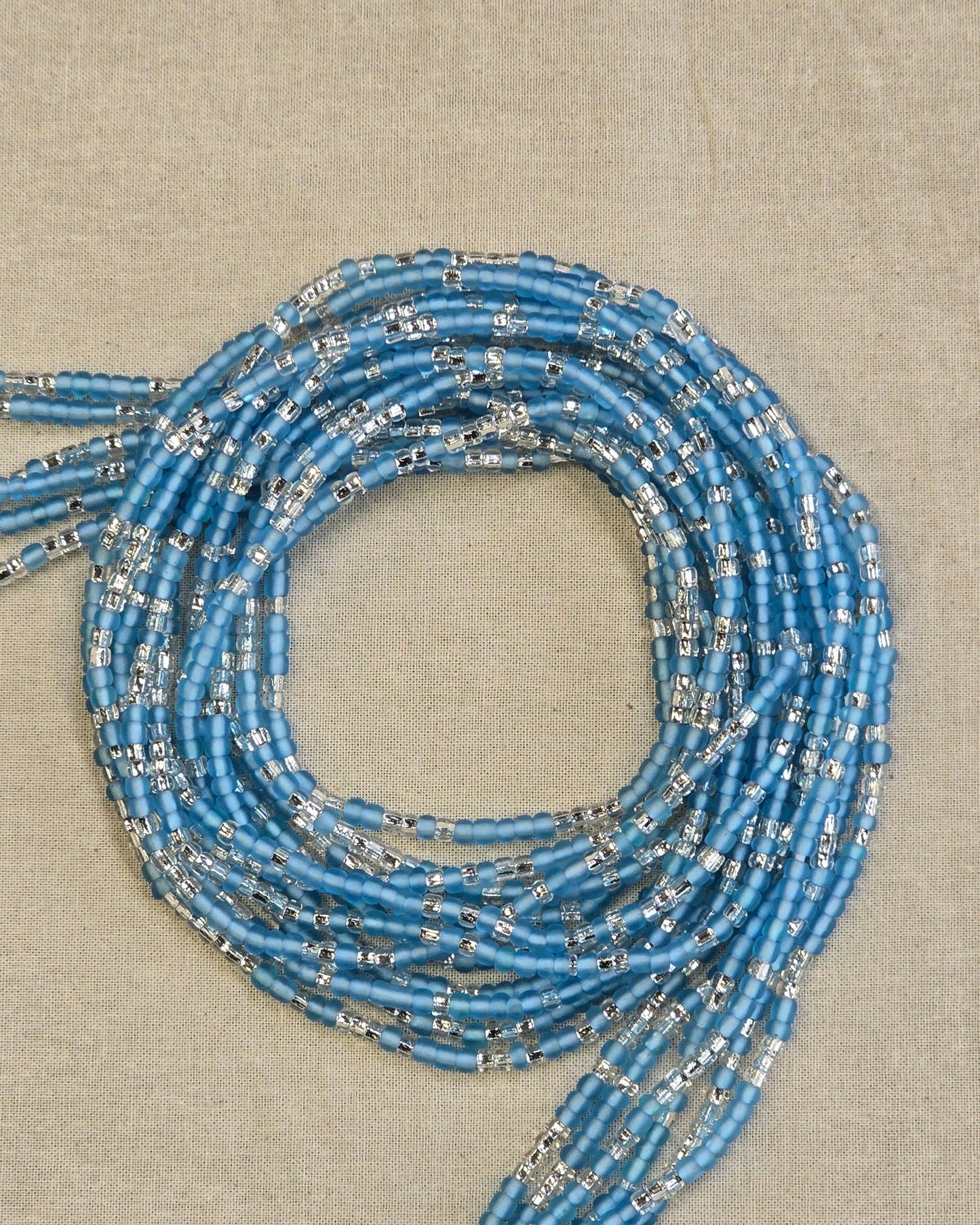 Silver Frost Waistbeads