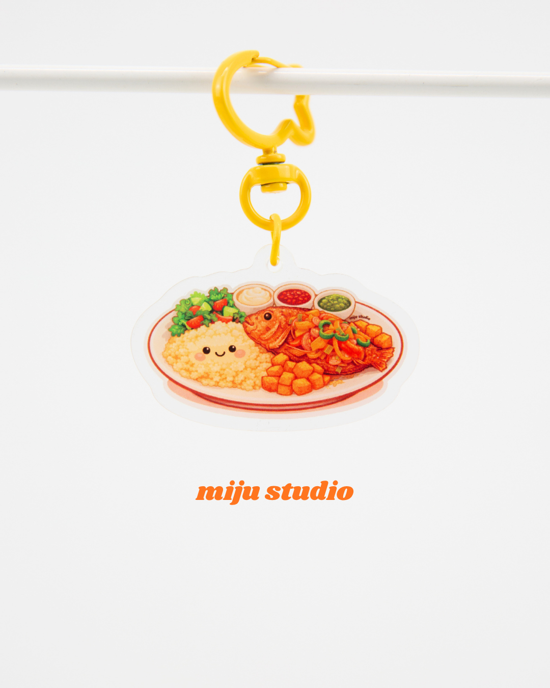 Food Acrylic Key Chains